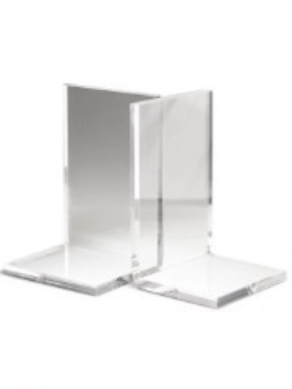 NEW Enzo Acrylic Bookend Set - 1 of 2